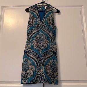 Alice+ Olivia Mollie flared floral mini dress show room piece